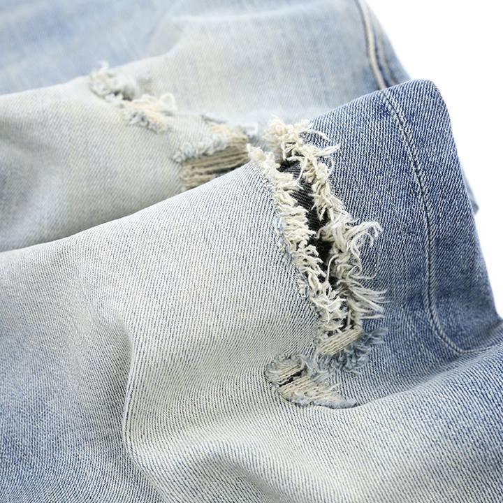 Diesel ダメージ加工 スリムフィットジーンズ DIESEL ディーゼル メンズ デニム ダメージ ストレッチ ジーンズ