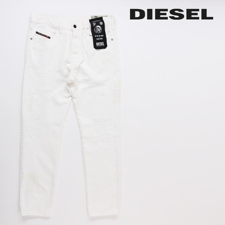 ディーゼル DIESEL ホワイトデニム ジーンズ パンツ メンズ ダメージ 