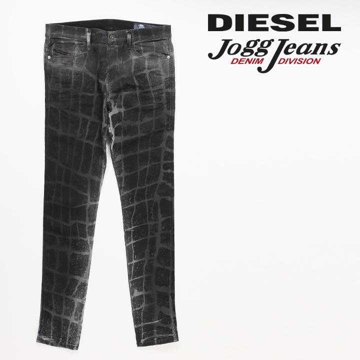 ディーゼル DIESEL ジョグジーンズ パンツ メンズ 総柄 ストレッチ