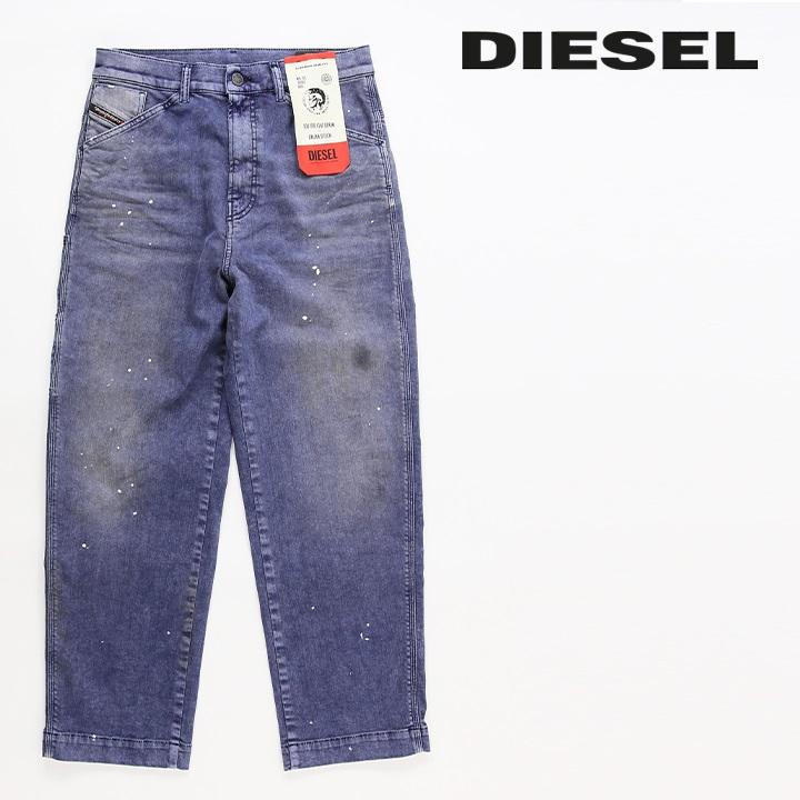 ディーゼル　D-MAUKI ストレートジーンズ　ストレッチ　ユーズド加工 DIESEL（ディーゼル） ジーンズ デニム パンツ メンズ ユーズド汚し