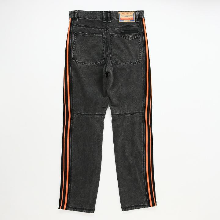DIESEL ディーゼル レザーパンツ メンズ 牛革 本革 デニム切替 DIESEL ディーゼル レザーパンツ メンズ 牛革 本革 デニム切替