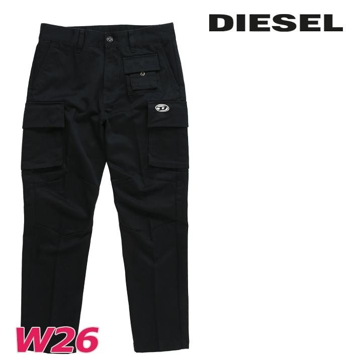 DIESEL ディーゼル カーゴパンツ メンズ 刺繍ロゴパッチ スリム