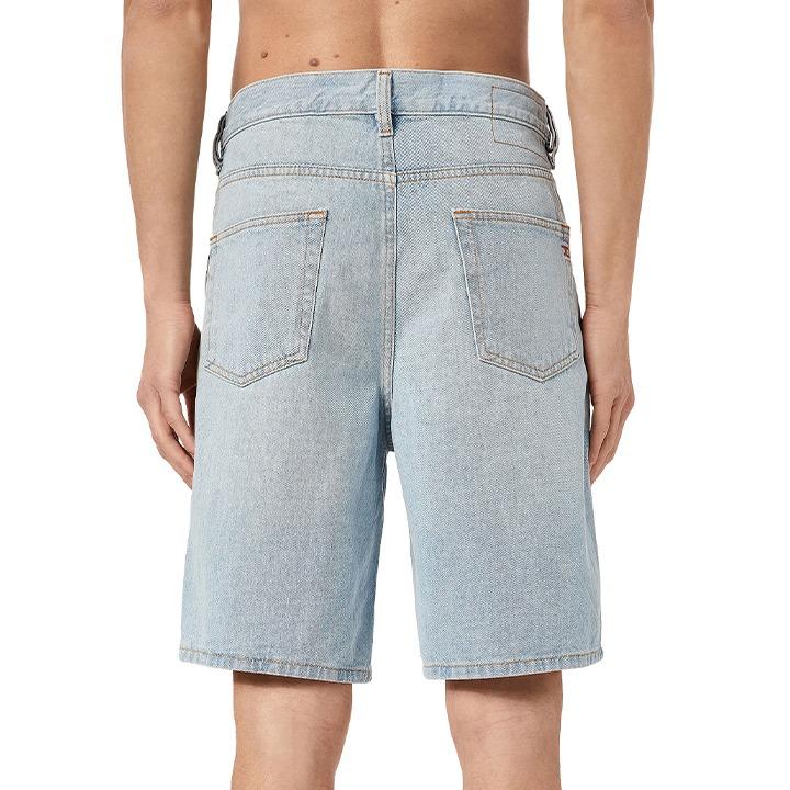 DIESEL デニムハーフパンツ ヴィンテージウォッシュ加工 DIESEL ディーゼル デニムショートパンツ ハーフパンツ メンズ