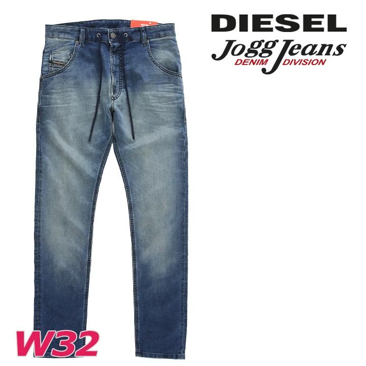 あ*い様 DIESEL ジョグジーンズ　デニムスウェットパンツ グレーW34 DIESEL】ジョグジーンズ｜メンズ ストレッチ ジーンズ