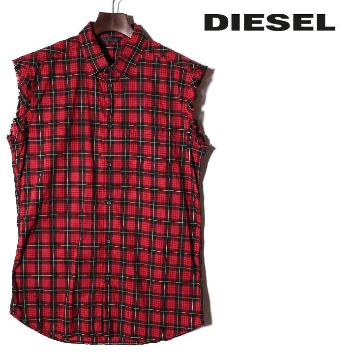 ディーゼル Diesel ノースリーブシャツ メンズ チェック柄 カットオフ 切りっぱなし S Neha Die M T 81 114 買っciao トゥット トゥット 通販 Yahoo ショッピング
