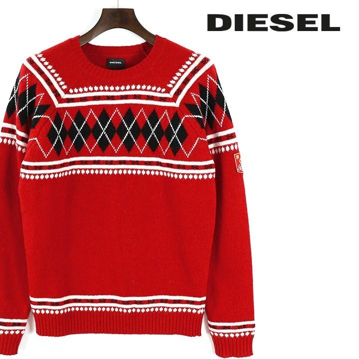 ディーゼル Diesel ニットセーター メンズ アーガイル柄 クルーネック 長袖 K Arsha Die M T 81 281 買っciao トゥット トゥット 通販 Yahoo ショッピング