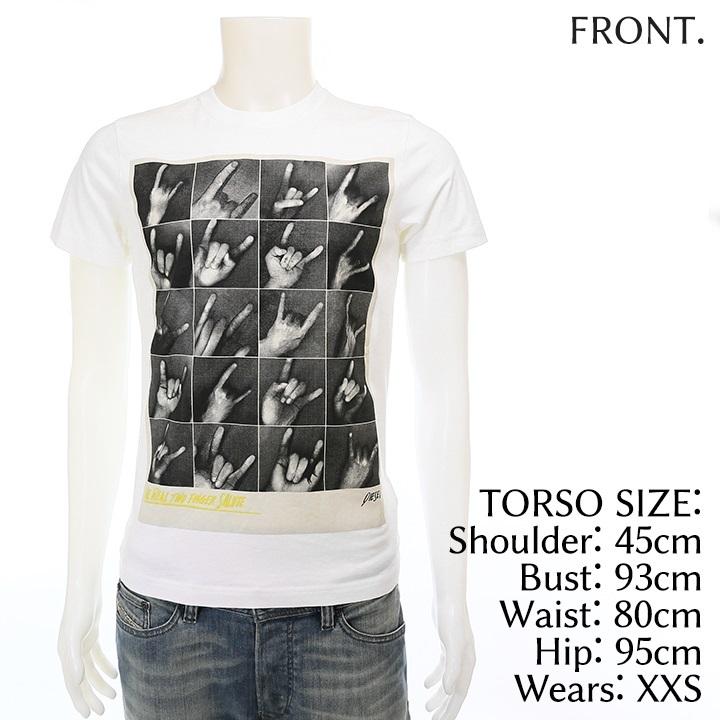 DIESEL>>ディーゼル フォトプリント クルーネック Tシャツ DIESEL (ディーゼル) フォトプリント クルーネック 半袖 Tシャツ