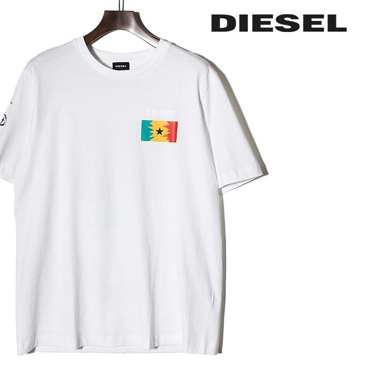 DIESEL ディーゼル 半袖Tシャツ カットソー メンズ クルーネック