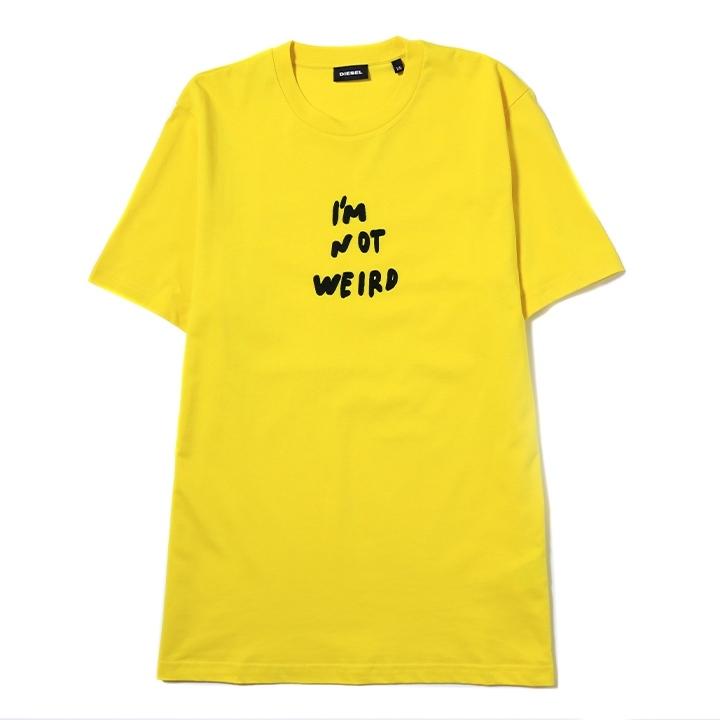 DIESEL ディーゼル 半袖Tシャツ カットソー メンズ 刺繍デザイン