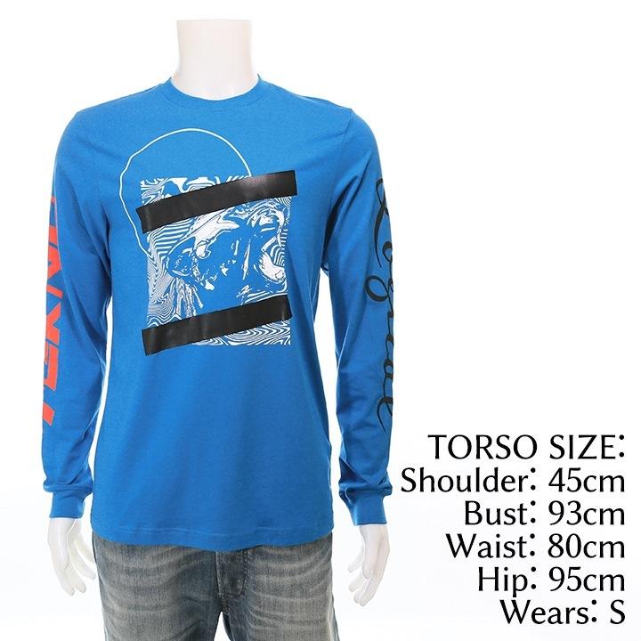 DIESEL リブ 長袖Tシャツ M-バラリ M-ARJORY（WOMEN）: オーバルDロゴトップス｜ディーゼル（DIESEL