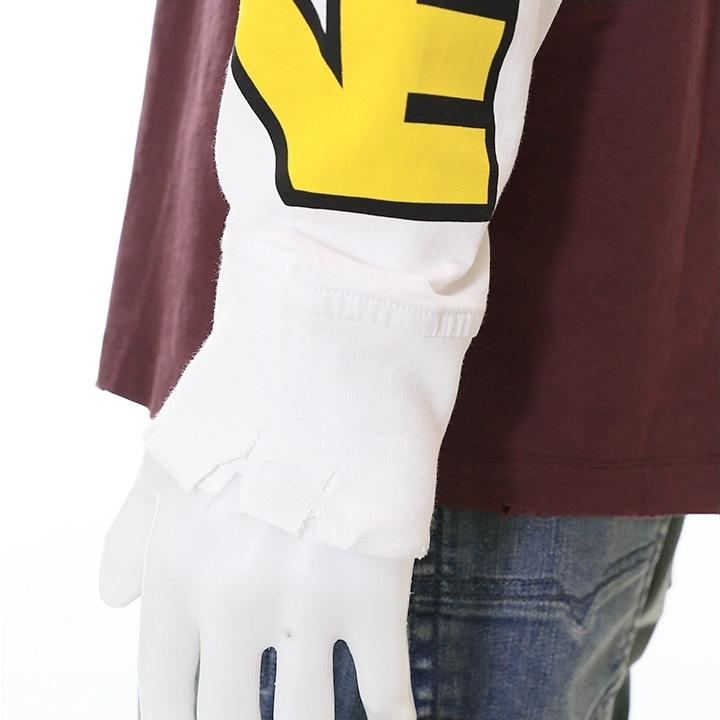 DIESEL（ディーゼル） 長袖Tシャツ カットソー メンズ クラッシュ