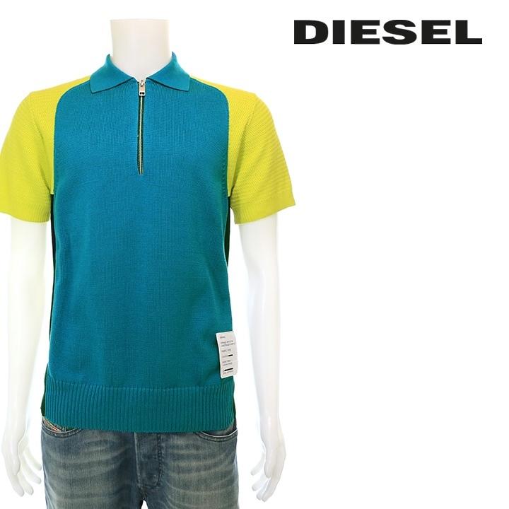 DIESEL（ディーゼル） コットンニットセーター メンズ ハーフジップ 