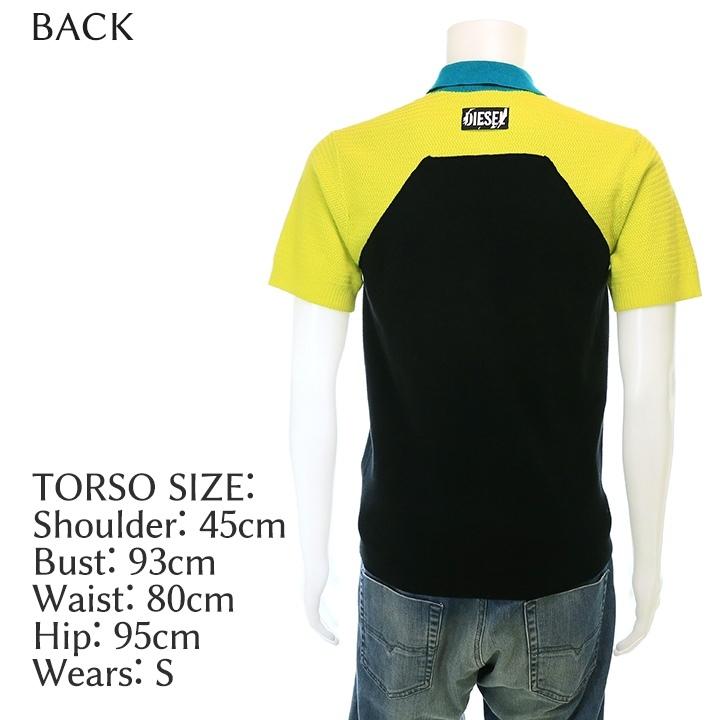 DIESEL（ディーゼル） コットンニットセーター メンズ ハーフジップ 