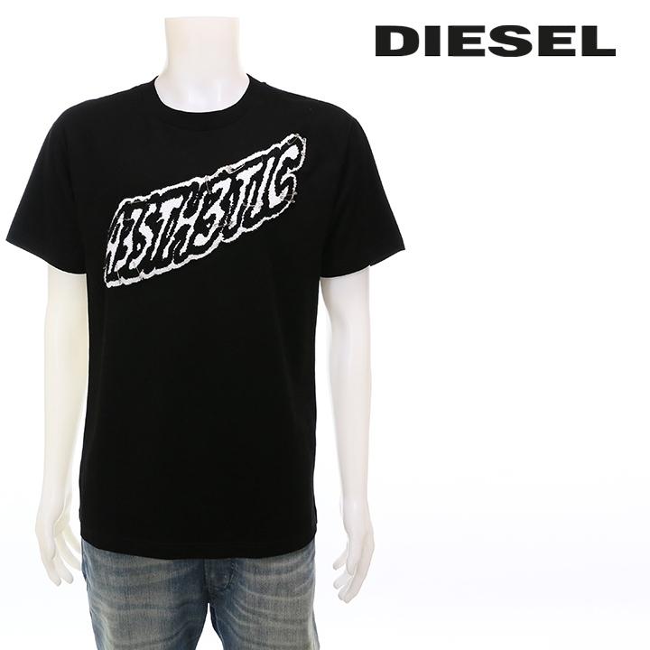DIESEL（ディーゼル） 半袖Tシャツ カットソー メンズ パイルワッペン