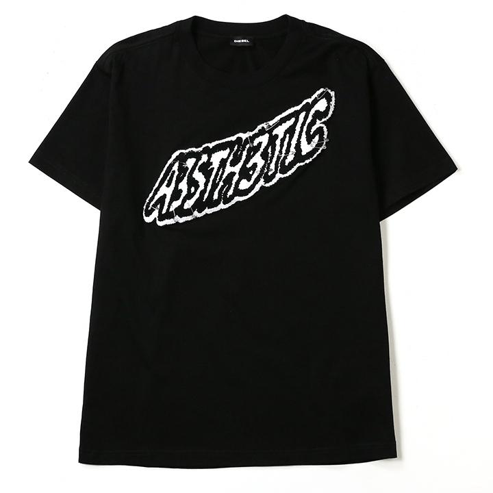 DIESEL 黒 Tシャツ 安全ピン装飾 楽天市場】□DIESEL ディーゼル メンズ□パイルワッペン 安全