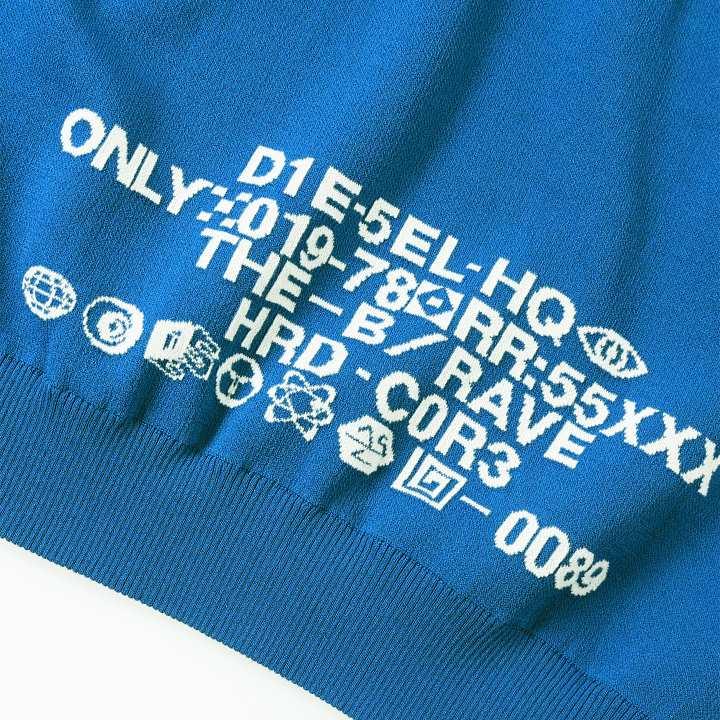 ディーゼル DIESEL 半袖ニットセーター メンズ リバーシブル