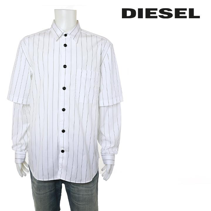 ディーゼル DIESEL 長袖シャツ メンズ オーバーサイズ バック  