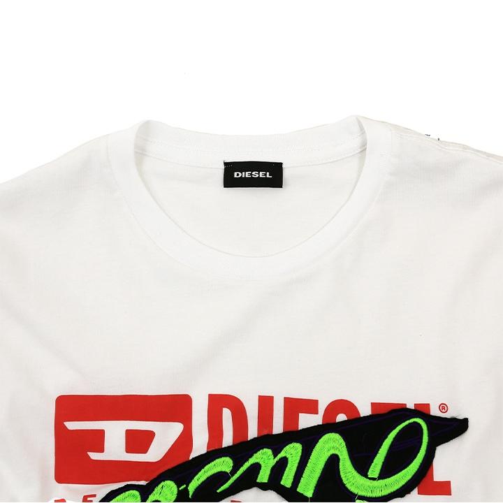 未使用品　DIESEL ディーゼル　Dロゴ刺繍入り長袖　Tシャツ　カットソー DIESEL（ディーゼル）の「レディース 長袖Tシャツ トップス D