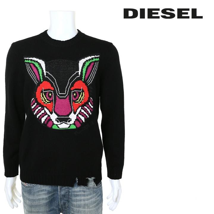 DIESEL（ディーゼル） ニットセーター メンズ ダメージ加工