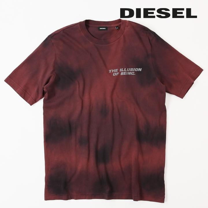 DIESEL ディーゼル 半袖Tシャツ カットソー メンズ 反射素材プリント  