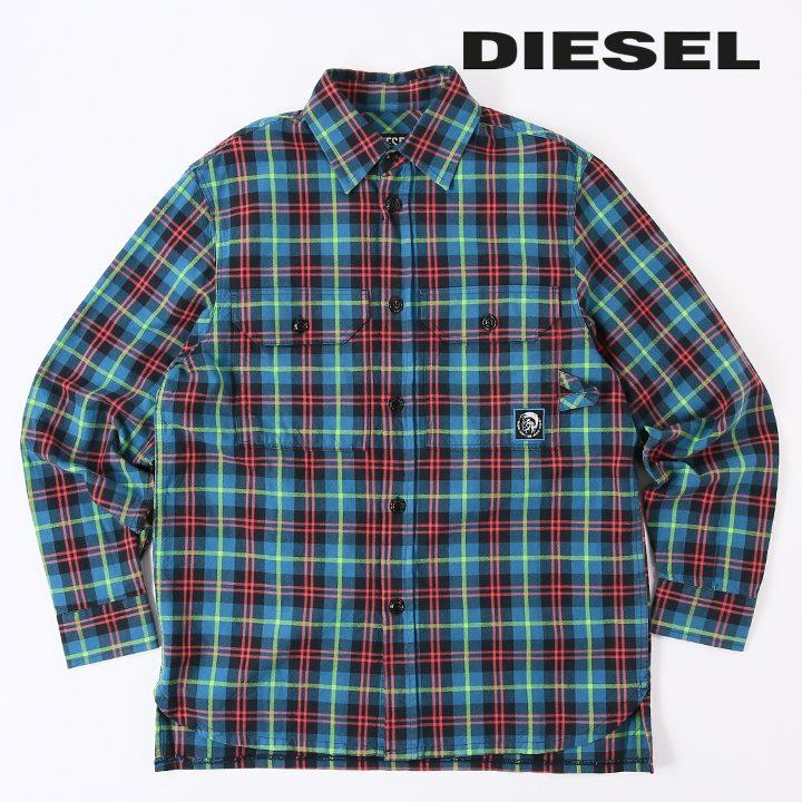 DIESEL（ディーゼル） 長袖コットンシャツ メンズ チェック柄 S-JESS