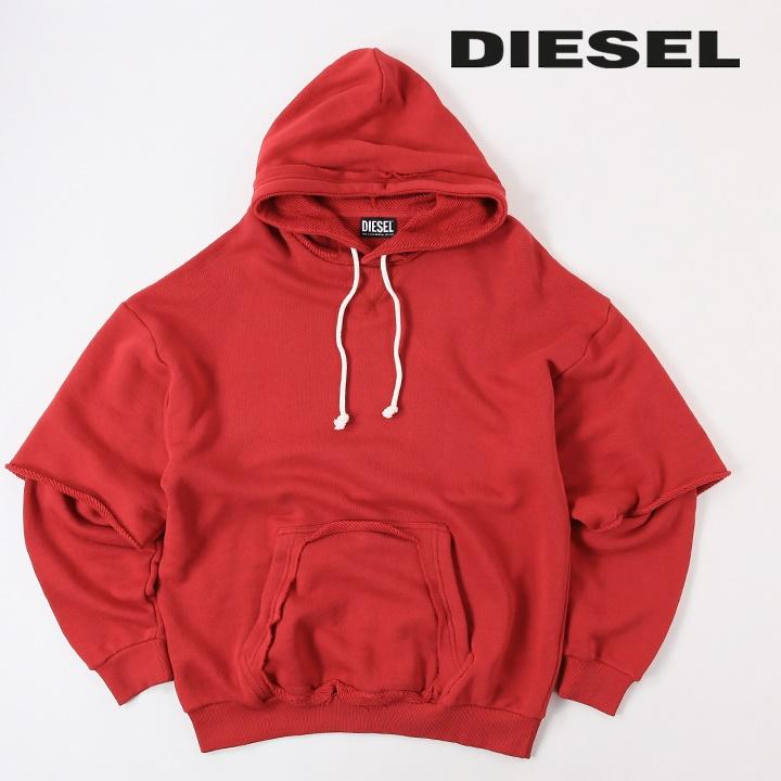 ●DIESEL プルオーバーパーカー　スウェット　かぶり　フーディ　ディーゼル DIESEL ディーゼル パーカー プルオーバーパーカー スウェット S