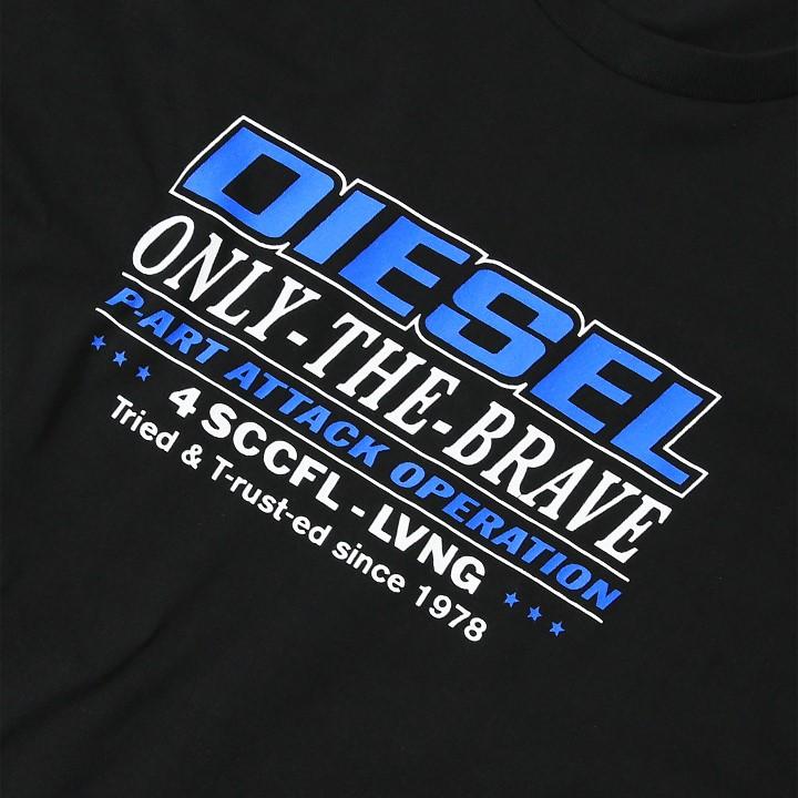 ディーゼル DIESEL 半袖Tシャツ カットソー メンズ ロゴプリント ラウンドネック コットン T-DIEGOS-K20｜tutto-tutto｜05