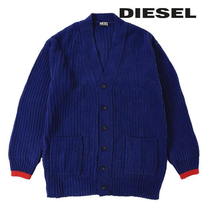 DIESEL ディーゼル 長袖ロングニットカーディガン メンズ DIESEL ディーゼル 長袖ロングニットカーディガン メンズ