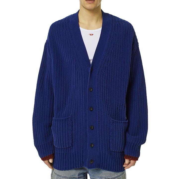 DIESEL ディーゼル 長袖ロングニットカーディガン メンズ DIESEL ディーゼル 長袖ロングニットカーディガン メンズ