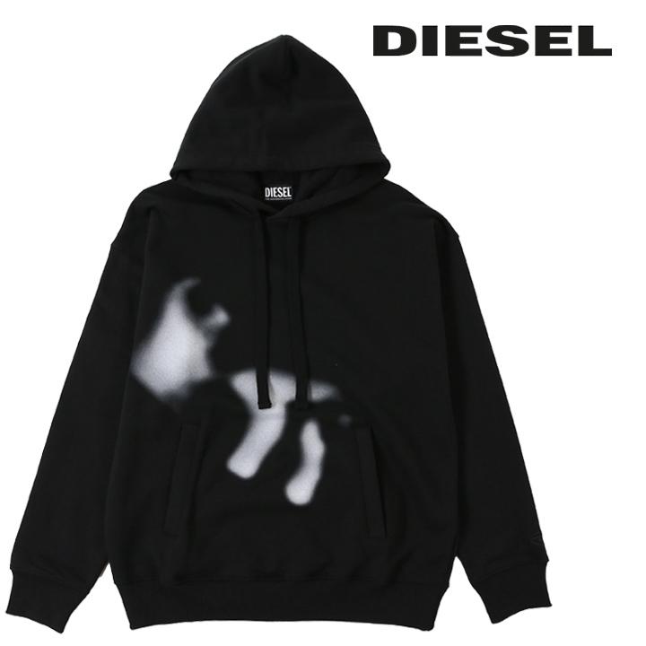 DIESEL（ディーゼル） スウェットパーカー メンズ デジタルプリント 