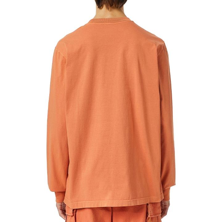 DIESEL ディーゼル 長袖Tシャツ カットソー メンズ ロゴプリント