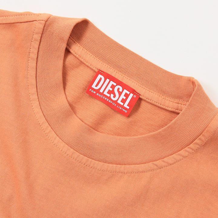 【美品】DIESEL ディーゼルロゴプリント クラッシュ Tシャツ カットソー DIESEL ディーゼル Tシャツ カットソー 地球 グラデーション