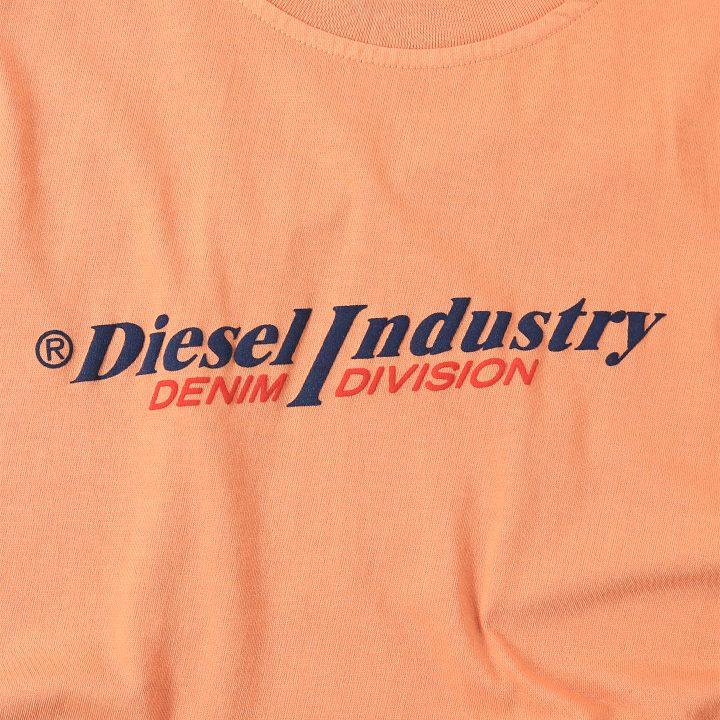 DIESEL ディーゼル 長袖Tシャツ カットソー メンズ ロゴプリント