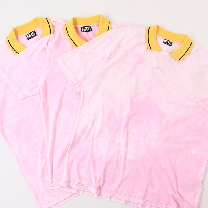 DIESEL ディーゼル 襟付き半袖Tシャツ カットソー メンズ