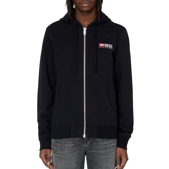 DIESEL ディーゼル ジップアップスウェットパーカー メンズ ワン