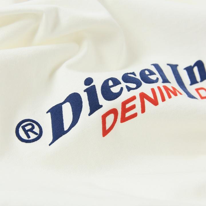 DIESEL ディーゼル 長袖Tシャツ カットソー メンズ パフプリント