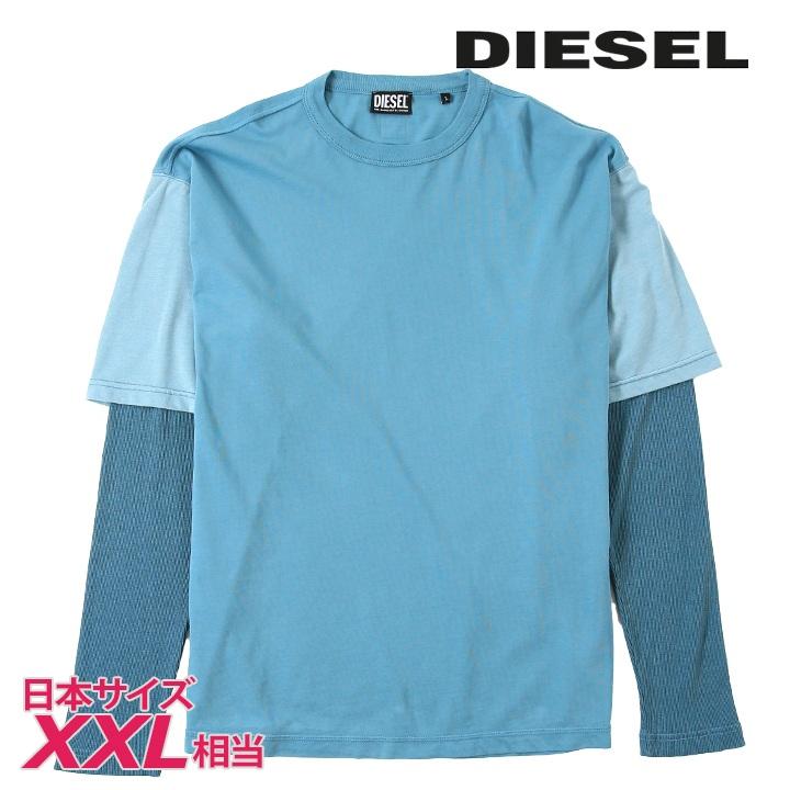 DIESEL 24ss ロンT DIESEL ディーゼル 長袖Tシャツ カットソー メンズ ロゴプリント