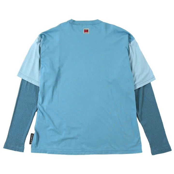 DIESEL ディーゼル 長袖Tシャツ カットソー メンズ フェイク