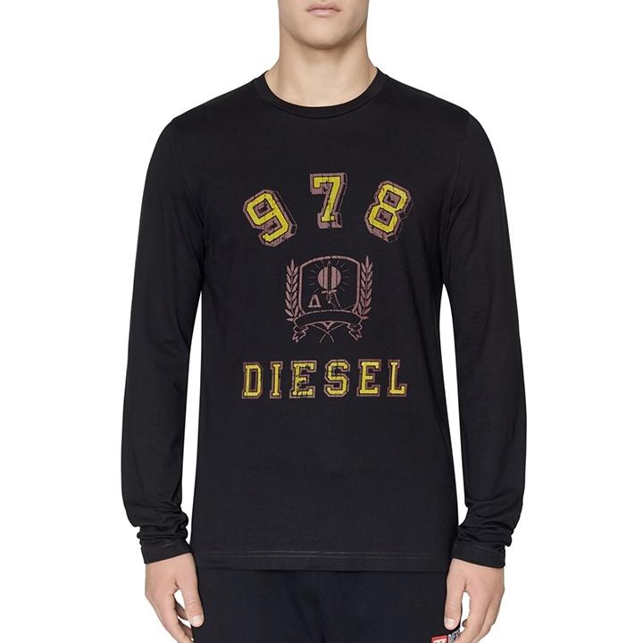 DIESEL グレー ロゴプリント 長袖カットソー XL Diesel 長袖カットソー グレー 16サイズ - メルカリ