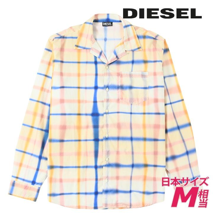 DIESEL（ディーゼル） 長袖シャツ メンズ チェック柄 オーバルDワン