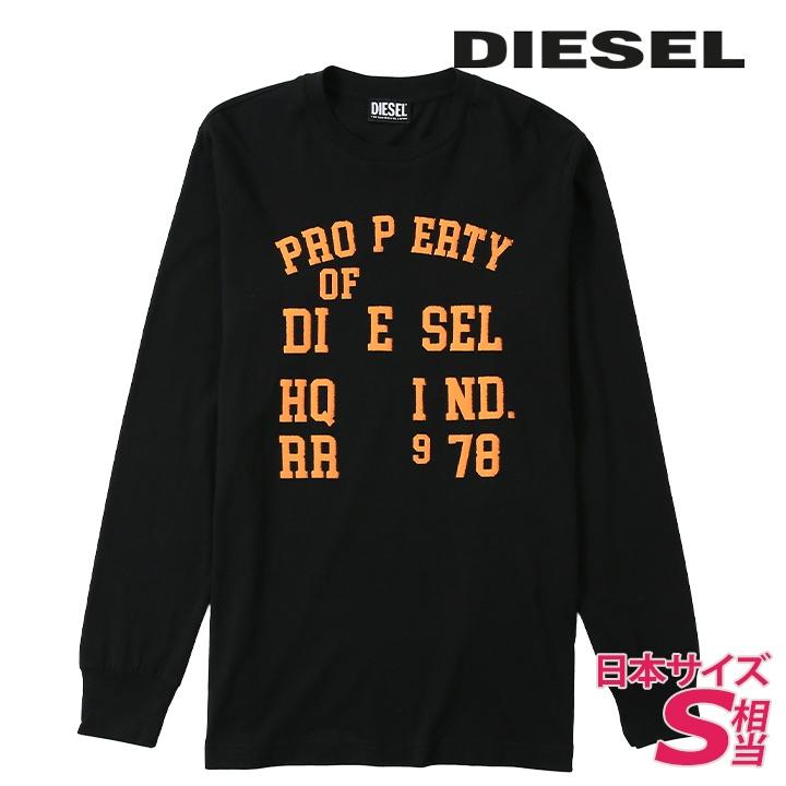 DIESEL（ディーゼル） 長袖Tシャツ カットソー メンズ パフプリント 