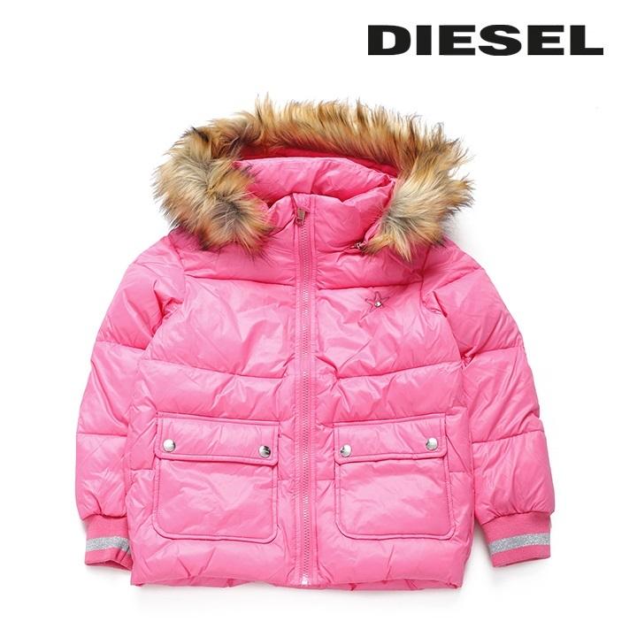 ディーゼルキッズ DIESEL KID 中綿ジャケット ジュニア ガール ジップ 
