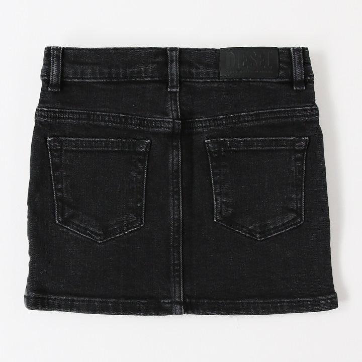 DIESEL KIDS ディーゼルキッズ KID ブラックデニムミニスカート
