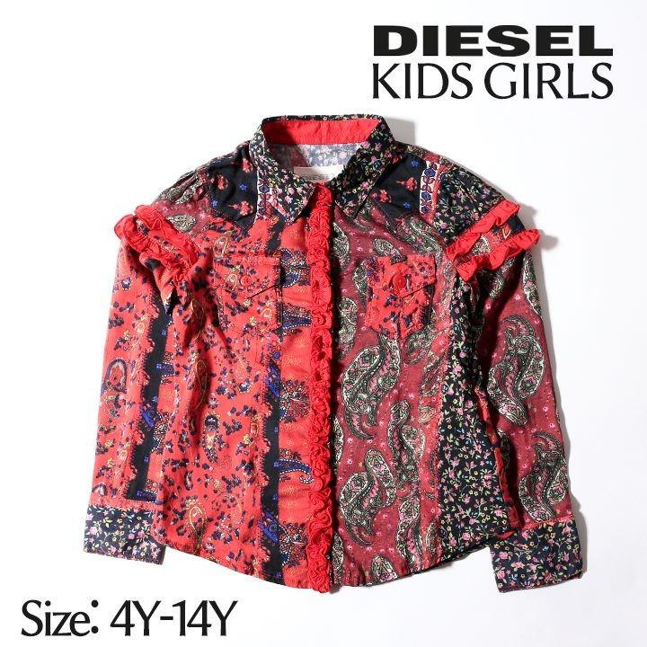 ディーゼルキッズ DIESEL KID 長袖シャツ ブラウス ジュニア ガール 総