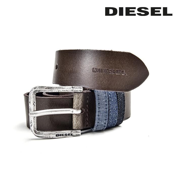 【美品】DIESEL 100%コウブ革ベルト 75cm 中古・古着通販】DIESEL (ディーゼル) レザーベルト ブラック