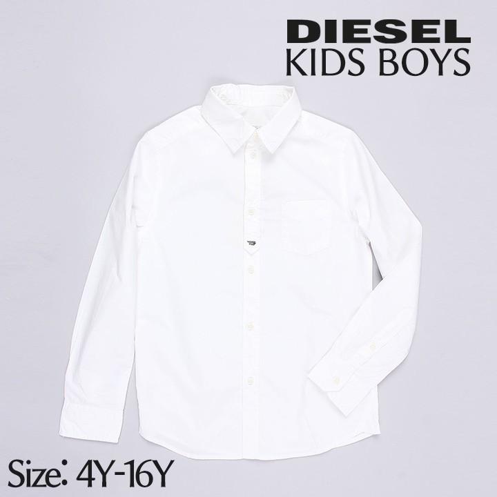 ディーゼルキッズ Diesel Kid 長袖シャツ ジュニア ボーイ シンプル コットンシャツ 子供服 男の子 Cymel Dik M T 98 514 買っciao トゥット トゥット 通販 Yahoo ショッピング