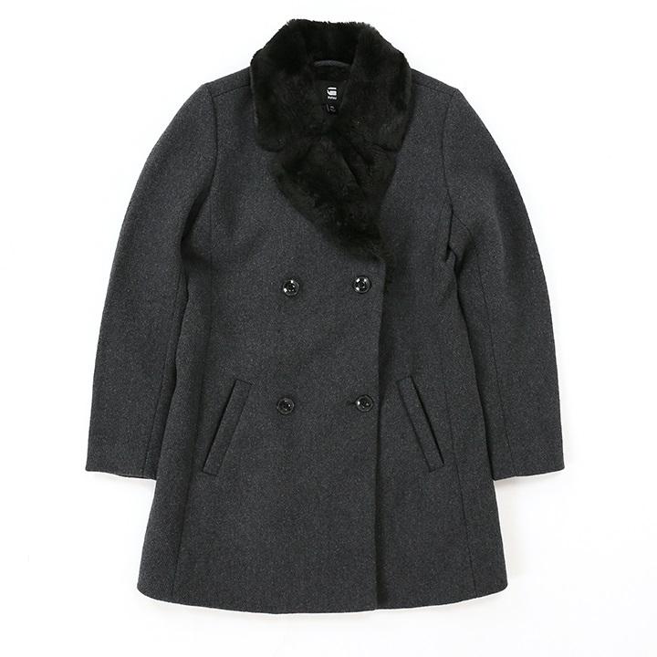 G-STAR RAW ジースター ウール コート セール】WOOL LONG COAT/異素材ミックスウールロングコート