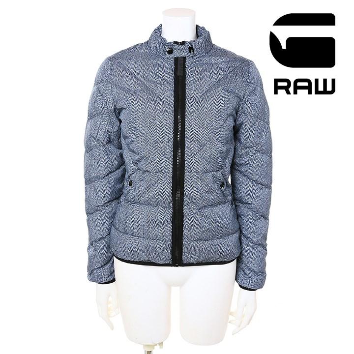 G-STAR RAW ジースターロウ 中綿ジャケット レディース ヘリンボーン柄 