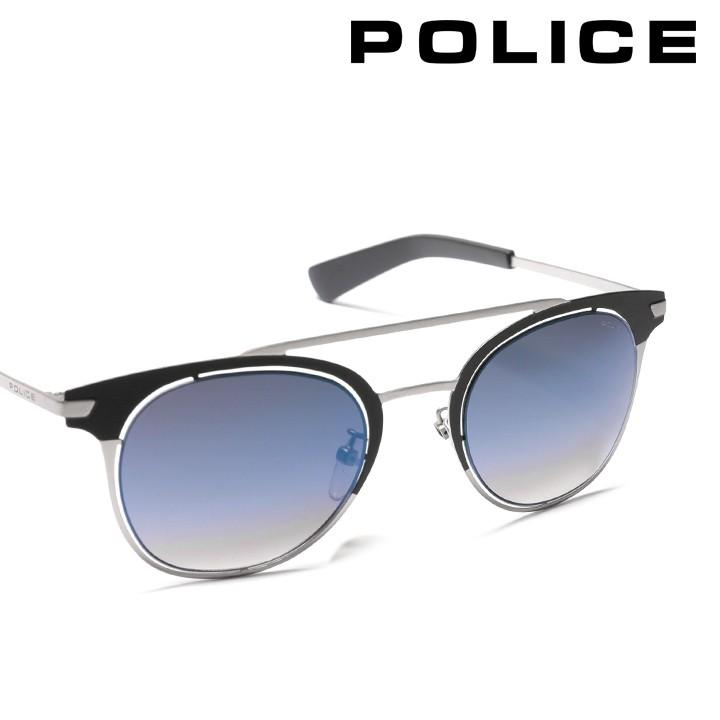ポリス POLICE サングラス メンズ レディース 男女兼用 国内正規品 ブルーミラーレンズ ウェリントン型 OFFSIDE 6