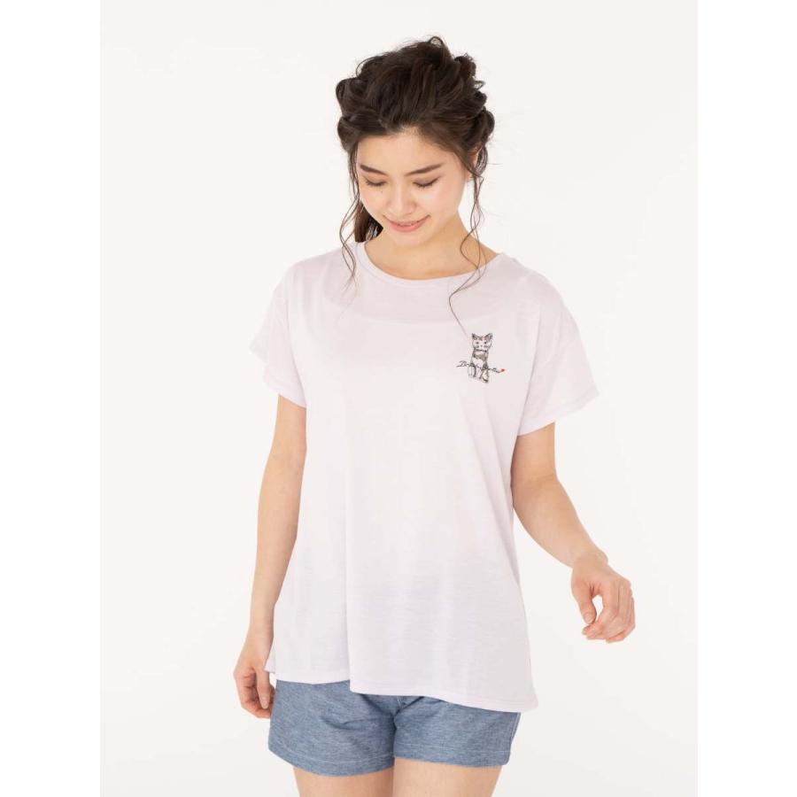 ルームウェア 部屋着 レディース 女性 猫ドロップショルダーtシャツ チュチュアンナ Tutuanna Paypayモール店 通販 Paypayモール